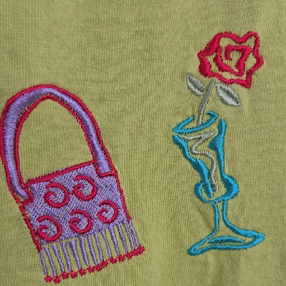 Liz & Jane Pre-Shrunk 100% Cotton Yellow Graphic T-Shirt Size 2X - Picture 4 of 16
